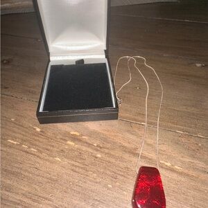 Red Pendant Necklace